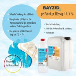 1 X 20 Kg BAYZID® PH Minus Flüssig 14,9%