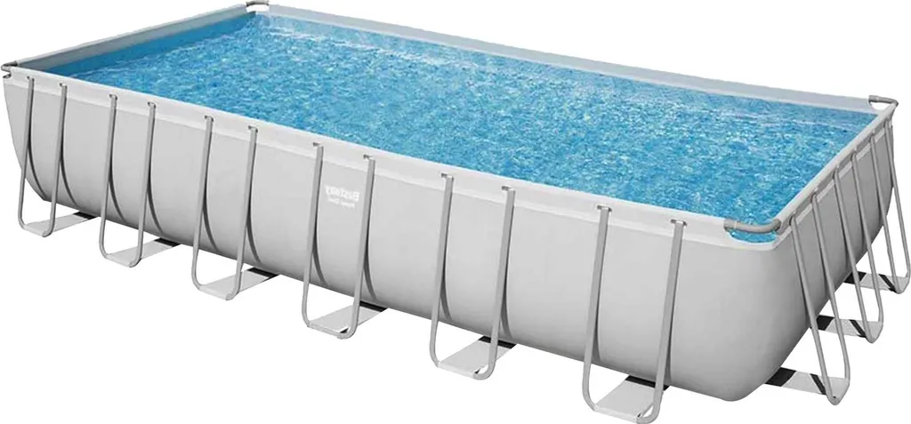 Bestway Power Steel™ Frame Pool Komplett-Set, Eckig, Mit Sandfilteranlage, Sicherheitsleiter & Abdeckplane 732 X 366 X 132 Cm 14 Bestway Power Steel™ Frame Pool Komplett-Set, Eckig, Mit Sandfilteranlage, Sicherheitsleiter & Abdeckplane 732 X 366 X 132 Cm – Bild 12