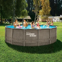 Summer Waves Pool Frame Dark Double Rattan Print Aktive 4,88 M X 1,22 M -Bestintex Geschaft 98f5a0e4860cf417a8407b1773a2b8a2