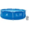 Enero Rahmenpool 300x76cm Rund Mit Filterpumpe -Bestintex Geschaft 99b4a9f01e3fe988c5ecd2bf520ff564