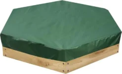 Sandkastenplane Abdeckung Für Sechseckig Sandkasten Abdeckplane Sandkastenabdeckung Plane