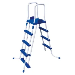 Bestway Steel Pro Max™ Frame Pool Komplett-Set, Rund, Mit Filterpumpe, Sicherheitsleiter & Abdeckplane 457 X 122 Cm -Bestintex Geschaft 9b9a7b5b196cb660d3d2d5df7fc43c77