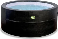 EXIT Leather Premium Whirlpool (4 Personen) - Schwarz