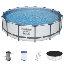 Bestway Frame Pool “Steel Pro™” Set 457x107 Cm - Rund - 14.970 L; 56488 38 Bestway Frame Pool “Steel Pro™” Set 457x107 Cm - Rund - 14.970 L; 56488 -Bestintex Geschaft 9ebe632430f461f3f902166d2c6508c8
