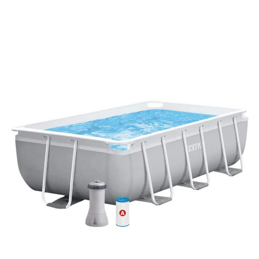 INTEX Swimmingpool-Set Prism Frame Rechteckig 300 X 175 X 80 Cm 22 INTEX Swimmingpool-Set Prism Frame Rechteckig 300 X 175 X 80 Cm – Bild 20