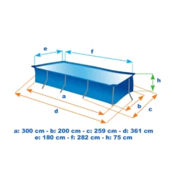 Intex Familienpool 300x200x75cm, Blau, Fassungsvermögen: 3.843 Liter Bei 90% 33 Intex Familienpool 300x200x75cm, Blau, Fassungsvermögen: 3.843 Liter Bei 90% -Bestintex Geschaft a02eec649a8fe1eb96826dce9c97d0ad