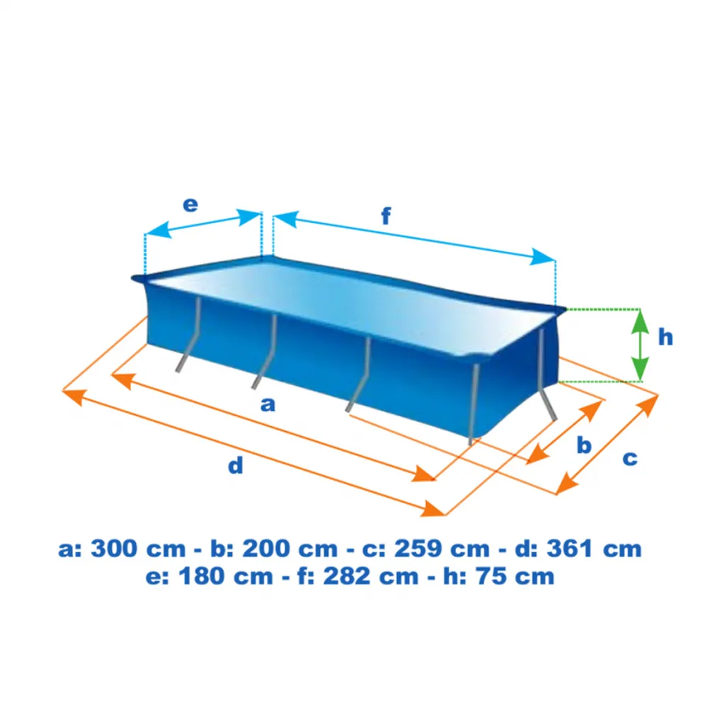 Intex Familienpool 300x200x75cm, Blau, Fassungsvermögen: 3.843 Liter Bei 90% 14 Intex Familienpool 300x200x75cm, Blau, Fassungsvermögen: 3.843 Liter Bei 90% – Bild 12