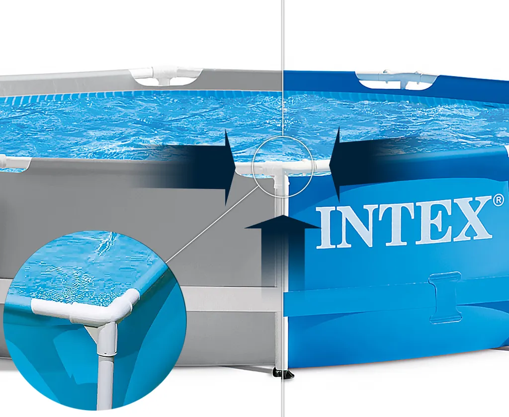 Intex 305x76 Cm Prism Metal Frame Swimming Pool Schwimmbecken 28200 Mit Extra-Zubehör Wie: Schwimmreifen Und Strandball 12 Intex 305x76 Cm Prism Metal Frame Swimming Pool Schwimmbecken 28200 Mit Extra-Zubehör Wie: Schwimmreifen Und Strandball – Bild 10