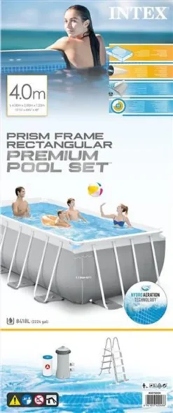 Stahlrahmenpool 26790 Von Intex 400 X 200 X 122 Komplettset -Bestintex Geschaft a23537ec6b9dedc17822ad80f9919ad7