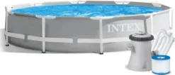Intex PrismFrame, 4485 L, Gerahmter Pool, Erwachsener & Kind, Grau, 20,1 Kg -Bestintex Geschaft a53f6fe006b0740dceadca790c26593d