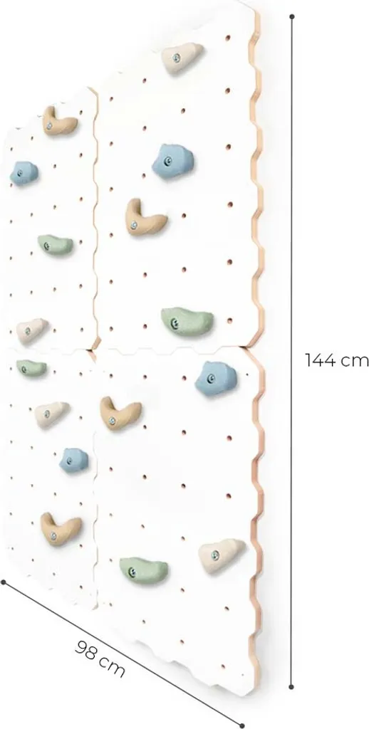 MAMOI® Kletterwand Für Kinderzimmer, Klettergerüst Und Spielgeräte Indoor, Klettern Mit Klettergriffe Für Kinder, Klettersteine, Kletterturm Mit Griffe, Turngeräte 100% ECO 5 MAMOI® Kletterwand Für Kinderzimmer, Klettergerüst Und Spielgeräte Indoor, Klettern Mit Klettergriffe Für Kinder, Klettersteine, Kletterturm Mit Griffe, Turngeräte 100% ECO – Bild 3