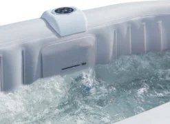 AREBOS Whirlpool Mit LED Beleuchtung, Aufblasbar, In- & Outdoor,190x120 Cm Oval, 2 Personen, 90 Massagedüsen, Mit Heizun, 550 Liter, Inkl. Abdeckung -Bestintex Geschaft a5a9e6f42c664c5b2a85af66ff3ba5da