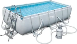 Bestway Power Steel Frame Rectangular Pool Set 56442 404 X 201 X100 Cm -Bestintex Geschaft a5ad2ce7668315871119b84c9aa9db5f