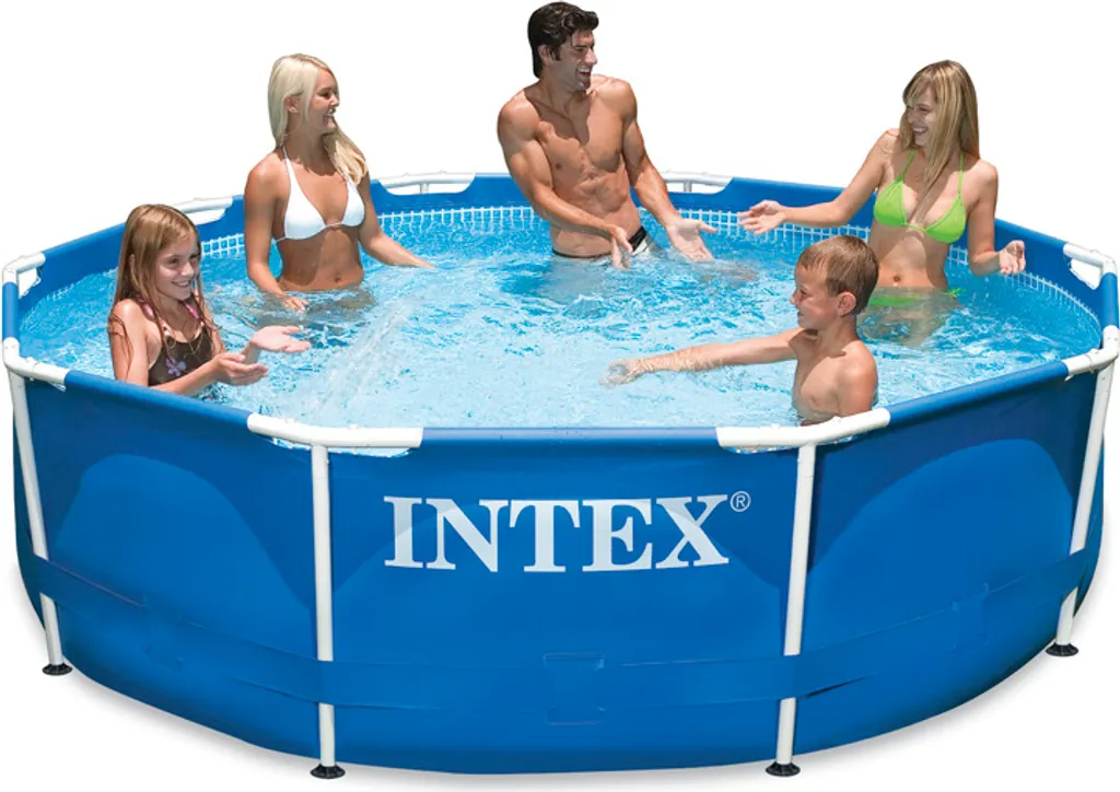 Intex 305x76 Cm Prism Metal Frame Swimming Pool Schwimmbecken 28200 Mit Extra-Zubehör Wie: Schwimmreifen Und Strandball 7 Intex 305x76 Cm Prism Metal Frame Swimming Pool Schwimmbecken 28200 Mit Extra-Zubehör Wie: Schwimmreifen Und Strandball – Bild 5