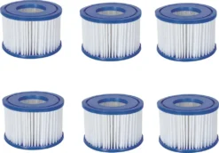 6x Bestway Filterkartusche Poolfilter Filter Ersatzfilter Lay-Z-Spa Gr. 6 58323