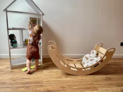 NeedSleep® Kletterbogen Klettergerüst Kinder Montessori, Bogen Leo, Ungeölt -Bestintex Geschaft aa492a14b6354f9c7703d0fd228e8f48