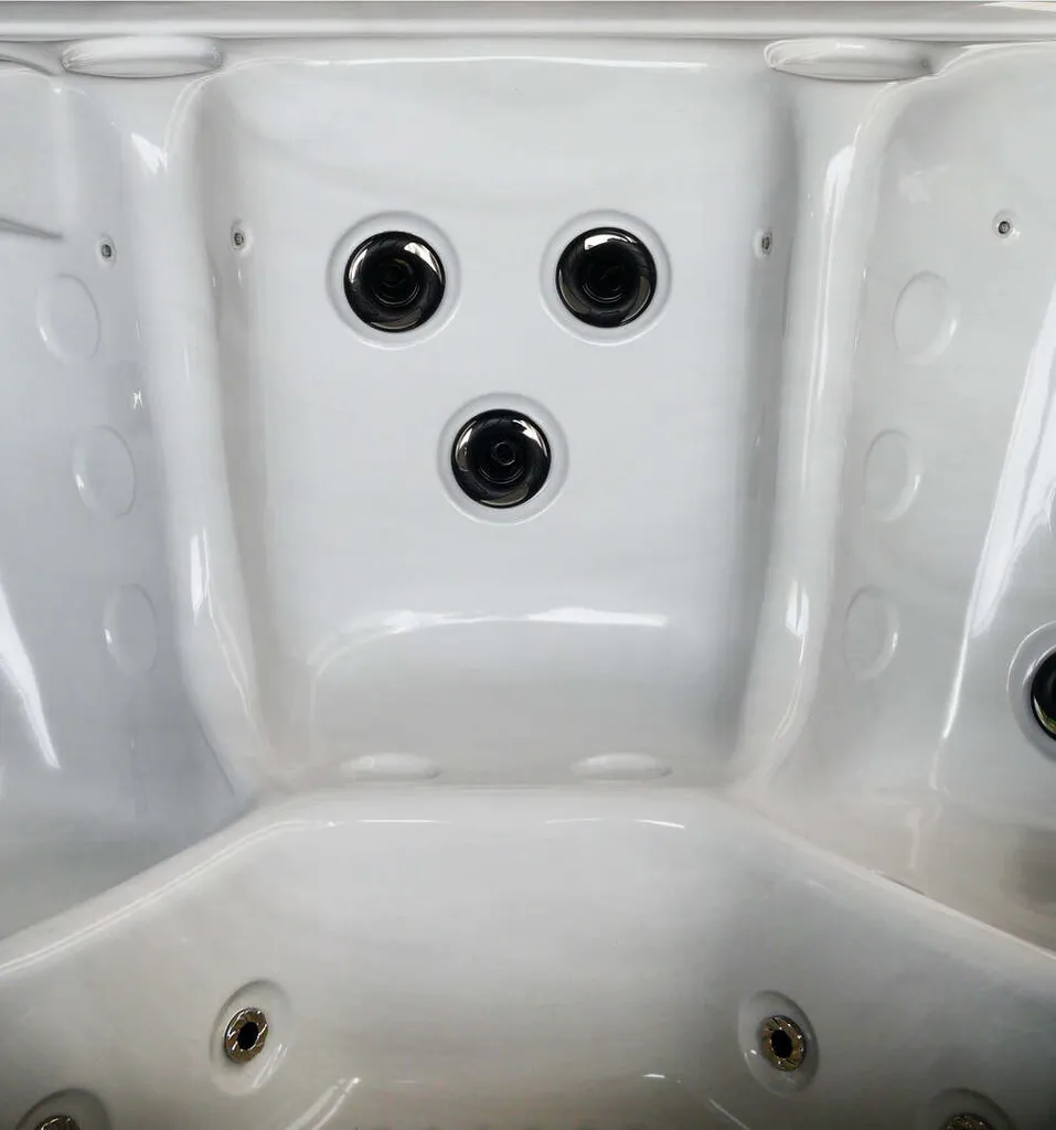 Outdoorwhirlpool Oasis Maxi Weiß Inkl. Treppe Und Abdeckung - 210 X 210 X 92cm 9 Outdoorwhirlpool Oasis Maxi Weiß Inkl. Treppe Und Abdeckung - 210 X 210 X 92cm – Bild 7