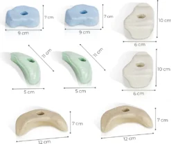 Klettergriffe Klettersteine Für Kletterwand Griffe Boulderwand Für Kinder Inklusive Befestigungsmaterial EU -Bestintex Geschaft abd633ba8af7b699225eb85d9a1816a0