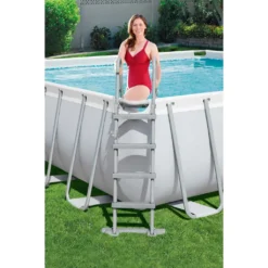 Bestway Power Steel™ Frame Pool Komplett-Set, Eckig, 412x201x122cm, 56457 -Bestintex Geschaft abf8e024964c9a7f9ce807bf402ff57b