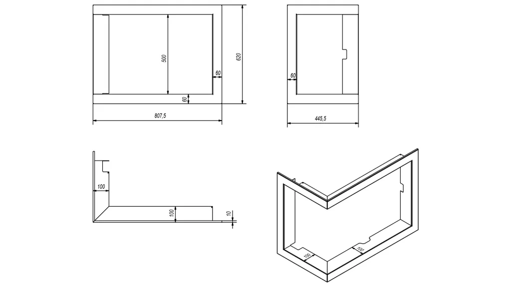 Stahlrahmen 90° Für LUCY/12/L/BS, LUCY/12/SLIM/L/BS 7 Stahlrahmen 90° Für LUCY/12/L/BS, LUCY/12/SLIM/L/BS – Bild 5