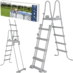Bestway Flowclear 4-stufige Sicherheitsleiter 132 Cm -Bestintex Geschaft ae70fde6f4b6835d772182b305f6f42b