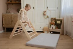 MAMOI® Klettergerüst Indoor, Kletterdreieck Aus Holz, Baby Kinder Klettern, Kletterturm, Kletterbogen, Holzbogen Für Spielplatz Ab 1/2/3 Jahre -Bestintex Geschaft af7da4f90c11832804a20baddc9d1b7e