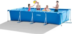 INTEX Frame Pool - Set Family 450 X 220 X 84 Cm, Farbe: Blau; 128273NP -Bestintex Geschaft b0b4e8dbd7e251315d829e1c78615fa5