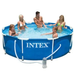 INTEX 28202GN MetallFramePool-Set Mit GS-Pumpe