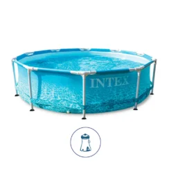INTEX Beachside Pool-Set Mit Metallrahmen (Filterpumpe) 4.485 L -Bestintex Geschaft b12138ca4cbdfe020d3ee6d428885ad2