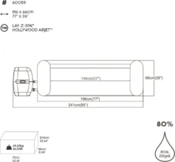 Bestway® LAY-Z-SPA® LED-Whirlpool Hollywood AirJet™ 196 X 66 Cm, Rund -Bestintex Geschaft b2aa5502dfddc292d287ed5433ba41bb