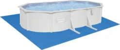 Bestway® Hydrium™ Stahlwandpool Komplett-Set Mit Sandfilteranlage 610 X 360 X 120 Cm, Granitgrau, Oval -Bestintex Geschaft b2ede1eb3c9457b36dfd3d624d4f40fb