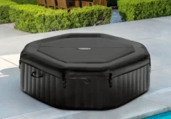 Intex Whirlpool PureSpa 28462 Für 6 Personen, Bubble, Jet & Salzwassersystem Komplett-Set Mit Extra-Zubehör Wie: 2 Sitzkissen, Reinigungsset, Dosierschwimmer Und Getränkehalter -Bestintex Geschaft b31d3b6fdc0ed20b8530fea8d2b1a971