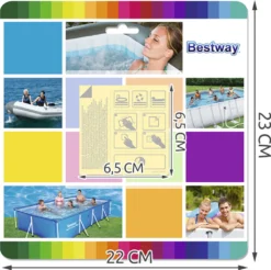 Bestway Reparaturflicken 10 Stück, Wasserfest, Selbstklebend, 62091 33 Bestway Reparaturflicken 10 Stück, Wasserfest, Selbstklebend, 62091 -Bestintex Geschaft b35a82d6f61e5d3ff320c190be9eeaaf