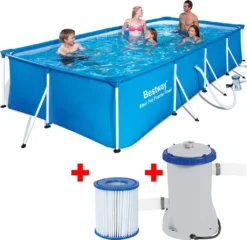 Bestway Steel Pro Framepool Set 400 X 211 X 81 Cm Mit Filterpumpe -Bestintex Geschaft b456ceefe7e4e5ad88d4a8ccb389b461