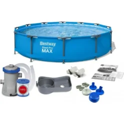 Bestway Pool Steel PRO Frame CM. 366X76 FUORITERRA, Farbe -Bestintex Geschaft b4f3fe62007a6f6add54e0ba5e8dc8fa