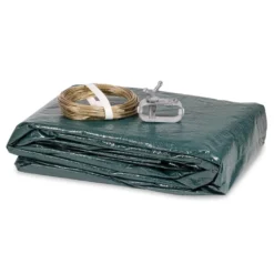 Rundbecken Abdeckplane 90g/m² Grün/schwarz Ø 3,50 - 3,60 M -Bestintex Geschaft b64d567fe4b07c4e88930f770640a22e