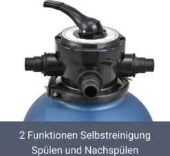 Juskys Sandfilteranlage PSFA20A – Robuster Pool-Filter Mit 4 Wege-Ventil Und Druckanzeige - Mit Selbstreinigungsfunktionen Und Winterfest -Bestintex Geschaft b709ad33a6db1f1a9f9ac234988394d3