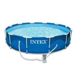 INTEX Frame Pool - Set Rondo Ø 366 X 76 Cm, Farbe: Blau; 128212NP -Bestintex Geschaft b78ace9318474db6bcda7dc7789b3fdd