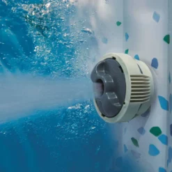 Bestway Whirlpool Lay-Z-Spa Miami | 4 Personen | 81 Massageluftdüsen | Automatisch Aufblasbar | 180x66 Cm | Schwarz/türkis | Abdeckung | Indoor Outdoor -Bestintex Geschaft b7d7ad3bca10f2373c70745e802e9498