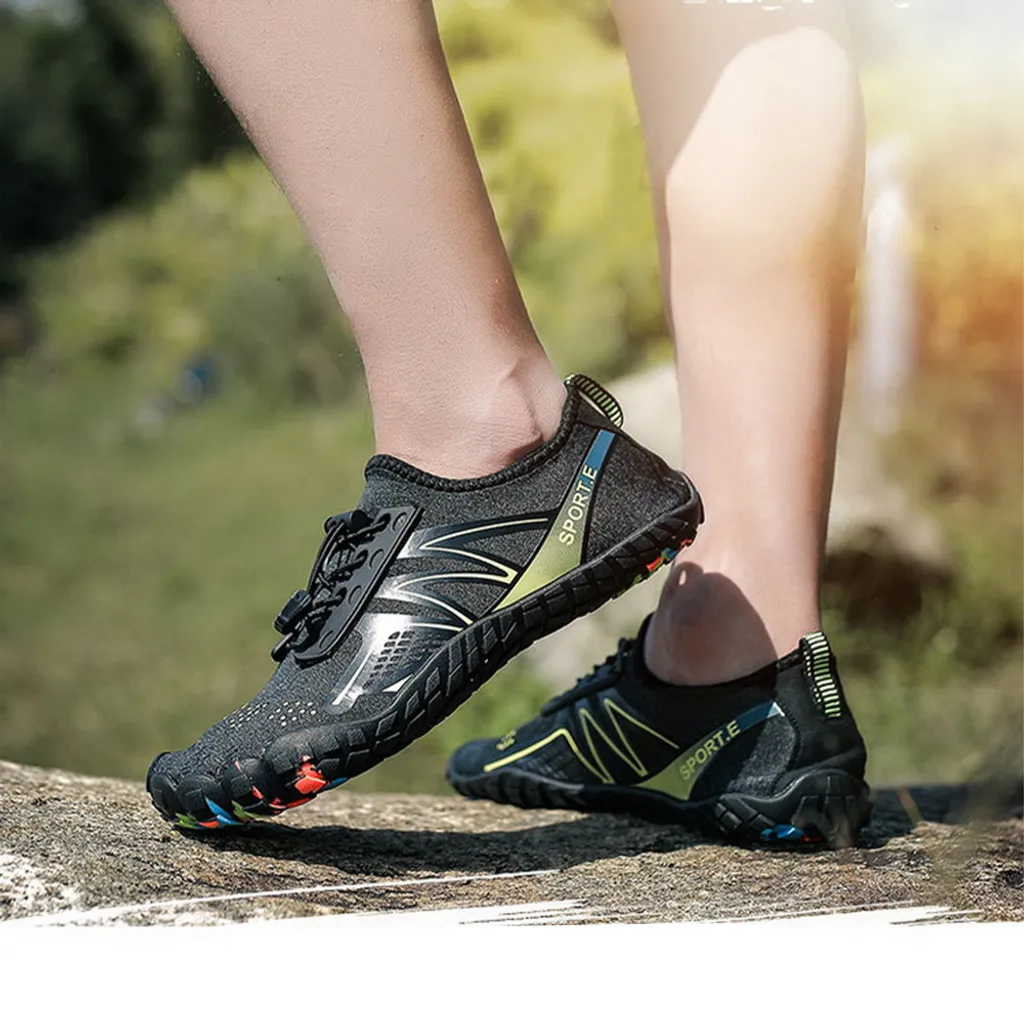 Wasserschuhe Damen Herren Schwimmbad Strand Pool Aqua Sport Schnell Trocknend Barfuß Tauchen Surfen Wandern,Black,Size 42 5 Wasserschuhe Damen Herren Schwimmbad Strand Pool Aqua Sport Schnell Trocknend Barfuß Tauchen Surfen Wandern,Black,Size 42 – Bild 3