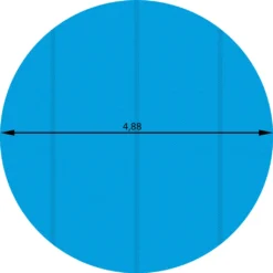 Tectake Poolabdeckung Solarfolie Rund - Ø 488 Cm -Bestintex Geschaft b89ac2fc97438476b33cdb6bfbde5659