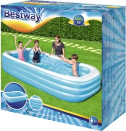 Bestway® Family Pool 305 X 183 X 56 Cm, Eckig -Bestintex Geschaft b8d3fa53765d44439bf7260f6ca7e50d