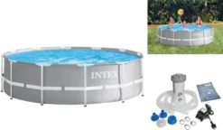 INTEX 26712GN - Prism Frame Pool Inkl. GS-Filterpumpe (366x76cm) -Bestintex Geschaft b9c8f0e8f24fc1d29a0da6972c6fc791
