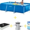 Intex Frame Pool - 260 X 160 X 65 Cm - Inklusive Solarsegel, Filterpumpe & Filter -Bestintex Geschaft ba5ecb0a1576ef3e631352c4e7a7df9d