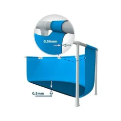 INTEX Frame Pool - Set Family 450 X 220 X 84 Cm, Farbe: Blau; 128273NP -Bestintex Geschaft bafcafd4c8a27be6c0336df08ed0bf40