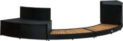 VidaXL Whirlpool-Umrandung Schwarz Poly Rattan Und Akazienholz -Bestintex Geschaft bb9284e9f25d1485caaa637378281fec
