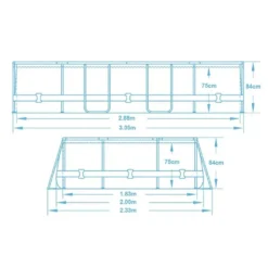 Bestway 5614A Power Steel Ovaler Oberirdischer Pool 305x200x84cmHöhe (cm): 84, Breite (cm): 305, Zusammensetzung: PVC, Länge (cm): 200, Gestalten: Oval, Maße: 3 - 3,99 M, Filterpumpe: 58381 26 Bestway 5614A Power Steel Ovaler Oberirdischer Pool 305x200x84cmHöhe (cm): 84, Breite (cm): 305, Zusammensetzung: PVC, Länge (cm): 200, Gestalten: Oval, Maße: 3 - 3,99 M, Filterpumpe: 58381 -Bestintex Geschaft be8a8ca0130c5cb9a1ff7eff1ba0a9d6