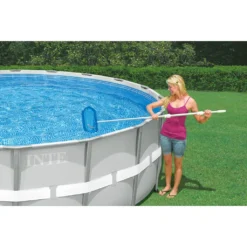 Steinbach 128003 Reinigungsset Deluxe Mit Alu-Teleskopstange L=279 Cm, Kescher, Beckenbürste, Bodensauger Inkl. Schlauch L=750 Cm -Bestintex Geschaft bf1ba0cf82fa8919de8b972895dc5bde