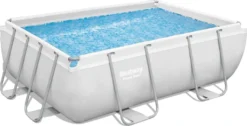 Bestway 56629 Power Steel Rechteckig Aufstellpool 282x196x84cmGestalten: Rechteckig, Maße: 0 - 2,99 M, Filterpumpe: 58381