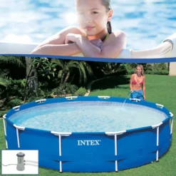 INTEX Frame Pool - Set Rondo Ø 305 X 76cm, Farbe: Blau; 128202NP -Bestintex Geschaft c080f91148a5bf5641c766f810f8a6c5
